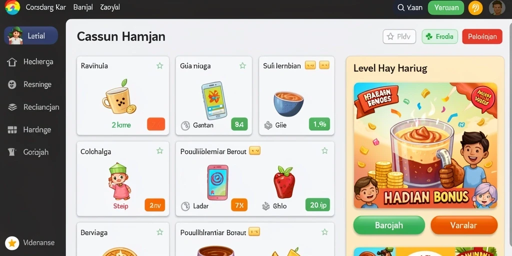 Dapatkan bonus dan promosi menarik setiap hari.