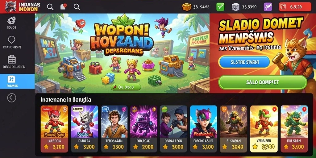 Tantangan harian yang mendebarkan dan menarik.