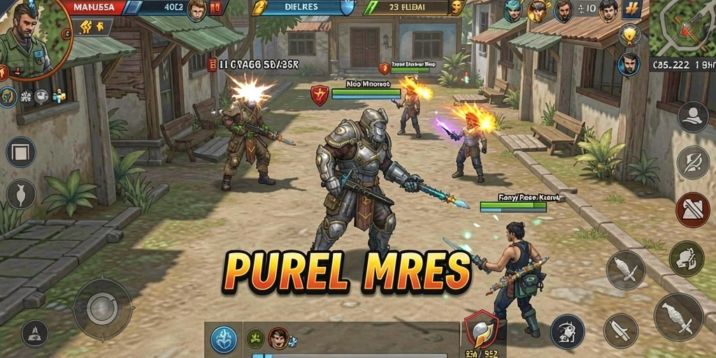 Screenshot interaksi sosial antara pemain di dalam game.