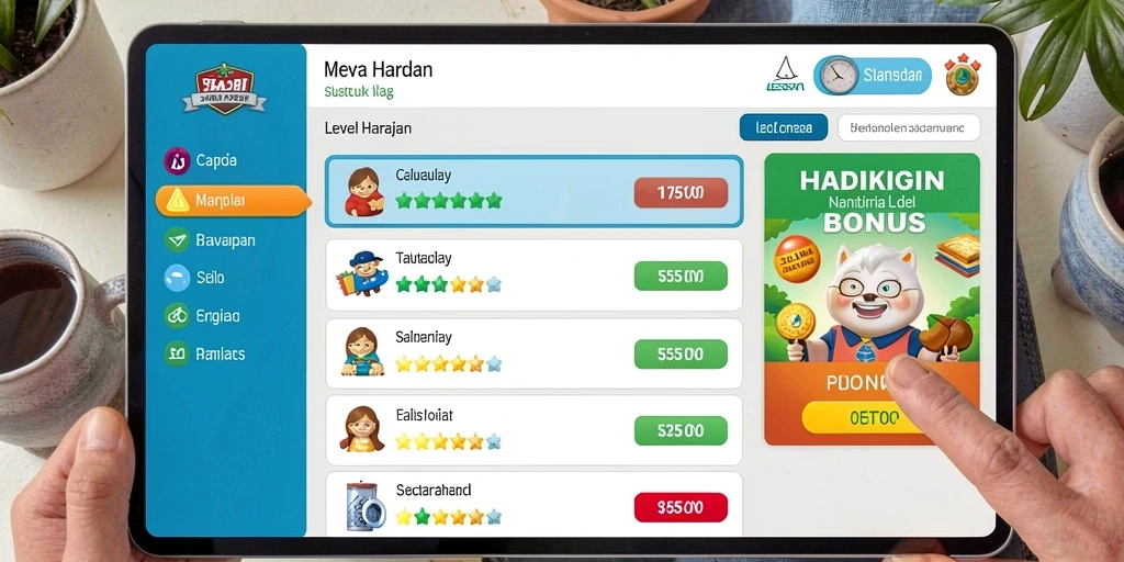 Sistem reward yang menarik untuk para pemain.